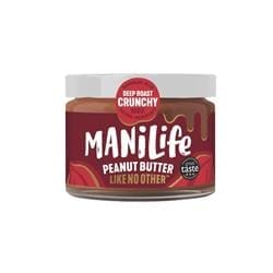 ManiLife Deep Roast Crunchy Peanut Butter - 275g Jar