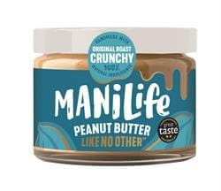 ManiLife Original Roast Crunchy Peanut Butter - 275g Jar