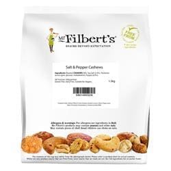 Mr Filberts Salt and Pepper Cashews 1.5kg