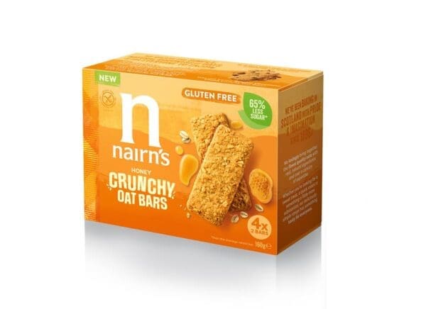 Nairn's Gluten Free Honey Crunchy Oat Bars 160g - Image 2