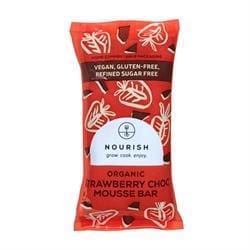 Nourish Organic Strawberry Choc Mousse Bar 60g