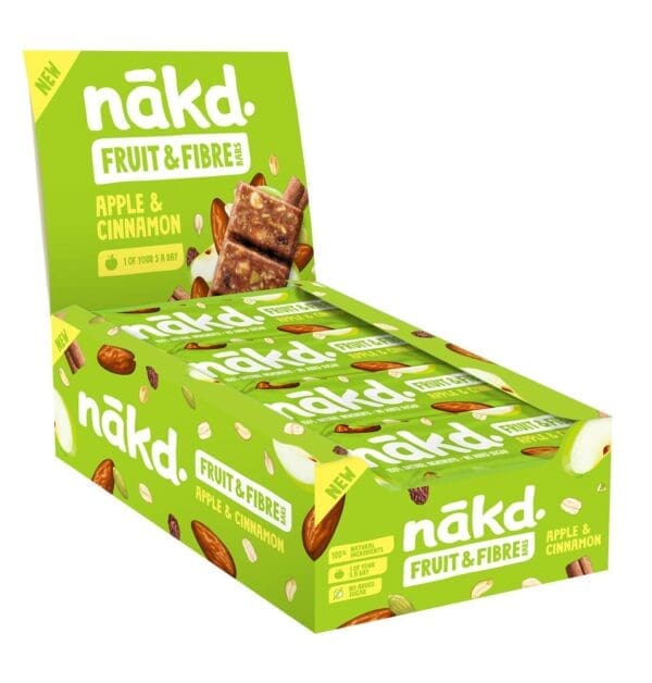 Nakd Fruit & Fibre Apple & Cinnamon Bar 44g - Image 2