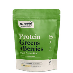 Protein Plus Greens + Berries Vanilla Caramel 300g