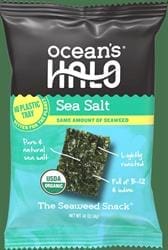 Ocean's Halo Trayless Sea Salt Seaweed Snack