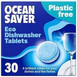 OceanSaver Plastic Free Eco Dishwasher Tabs 30 Pack