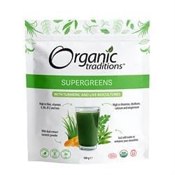 Organic Super Greens with Turmeric 100g