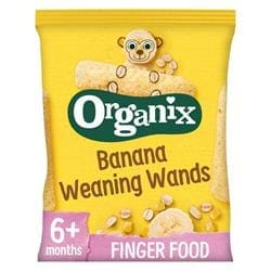 Organix Banana Weaning Wands 25g