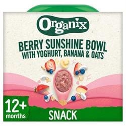 Organix Berry Sunshine Bowl with Yoghurt Banana & Oats (120g)