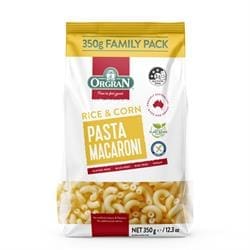 Orgran Rice & Corn Macaroni 350g