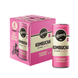 Remedy Kombucha Raspberry Lemonade Multi pack 4x330ml