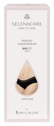 Menstrual undies HIPSTER Black Size S