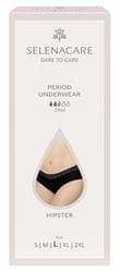 Menstrual undies HIPSTER Black Size L