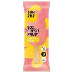 SUN365 90% FRESH FRUIT Sorbet Banana Berry 70g