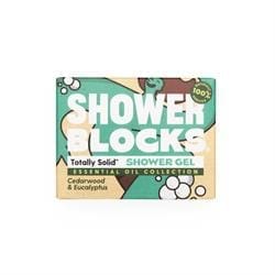 Shower Blocks Solid Shower Gel in Cedarwood & Eucalyptus 100g