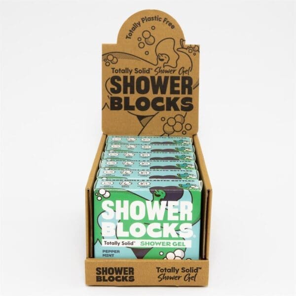 Shower Blocks Totally Shower Gel in Pepper Mint fragrance 100g - Image 2