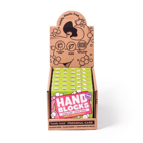 Hand Blocks Soap - Mint & Grapefruit 100g - Image 2