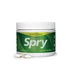 Spry Natural Spearmint  Xylitol Gum - 100 piece tub