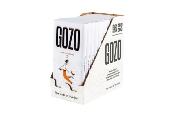 Gozo Milk Chocolate 37% Cocoa 130g - Image 2