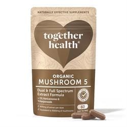 Together Health Organic Mushroom 5 Complex - 60 Capsules