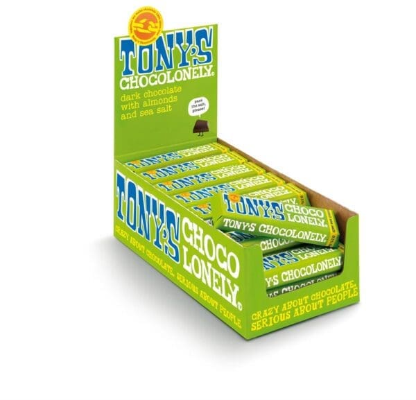 Dark Chocolate 51% Almond Sea Salt 47g - Image 2