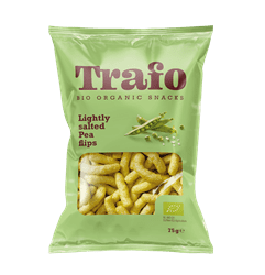 Organic Pea Flips Lightly Salted 75g