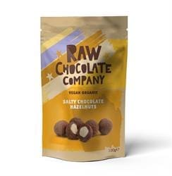 Organic Salty Chocolate Hazelnuts 100g