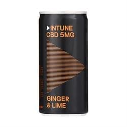 Intune Ginger & Lime Mixers 5mg CBD Drink 200ml