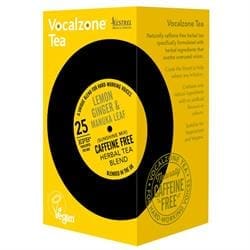 Vocalzone Lemon Ginger and Manuka Leaf Tea 25bags