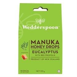 Manuka Honey Drops Eucalyptus & Bee Propolis 120g