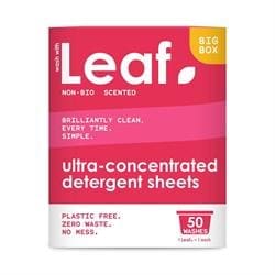 Leaf Non Bio laundry detergent sheet 50 pack.