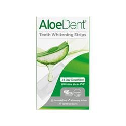 Aloe Dent Teeth Whitening Strips 14 Day Treatment