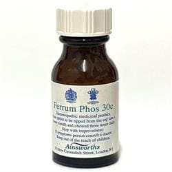 Ferrum Phos 30C Single Counter Remedy 120 tabs