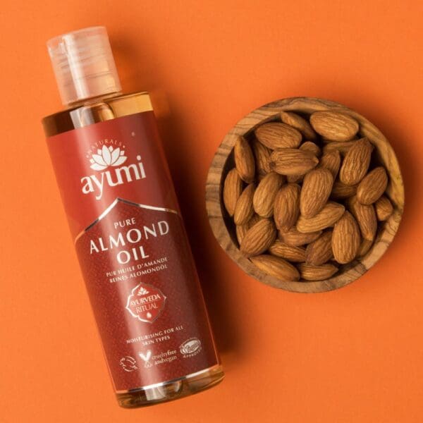 Ayumi Pure Almond Oil Cold Pressed Food Grade 250ml - Image 2