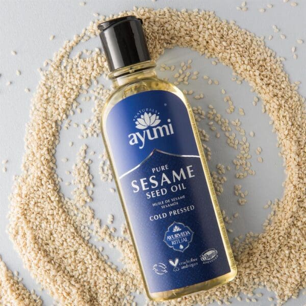 Pure Sesame Seed Oil Cold Pressed Food Grade 150ml - Image 2