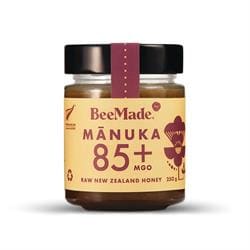 BeeMade Harvest New Zealand Manuka Honey MGO 85+ 250g