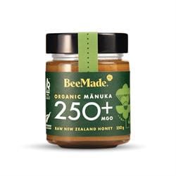 BeeMade Organic New Zealand Manuka Honey MGO 250+ 250g