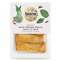 Biona Organic Spring Rolls Sweet & Sour 200g