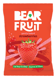 BEAR Fruit Gently Baked Strawberries 35g