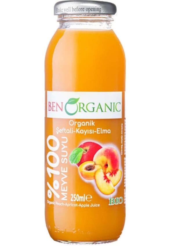 Ben Organic Peach Apricot & Apple Juice