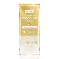 BeKeto - Vegan Keto Chocolate + MCT Crunchy Almond 80g