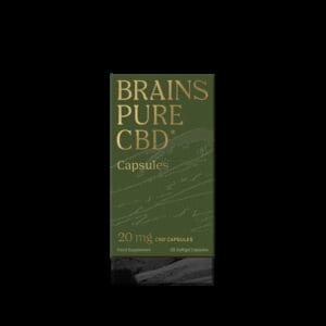 Brains Pure CBD Oil Capsules 20mg 28