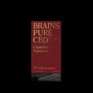 Brains Pure CBD + Turmeric 28 capsules