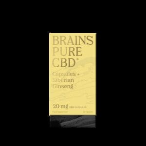 Brains Pure CBD + Ginseng 28 capsule