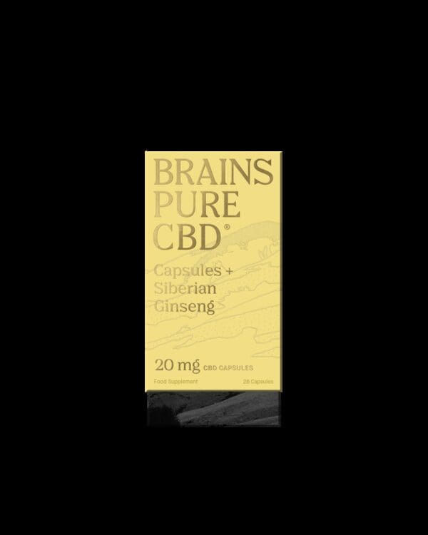 Brains Pure CBD + Ginseng 28 capsule