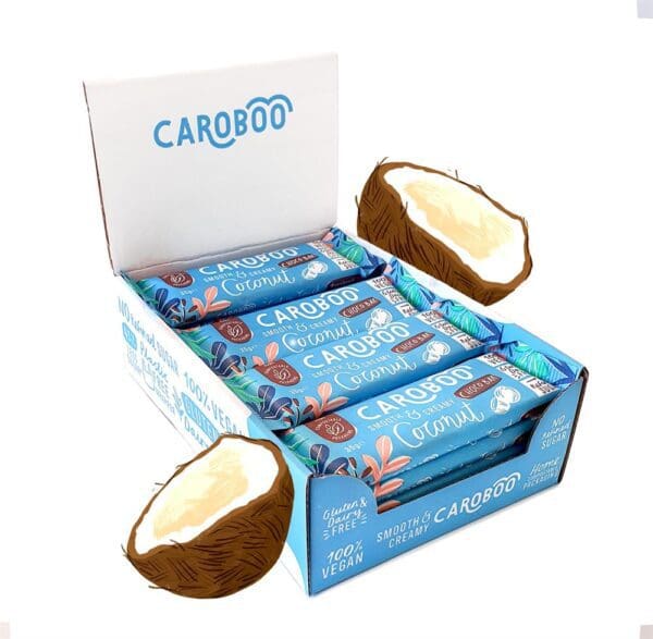 Smooth & Creamy Coconut Carob Bar 35g - Image 2