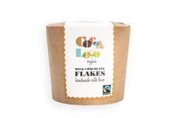 Organic F/T Milk Hot Chocolate Drinking Flakes 200g