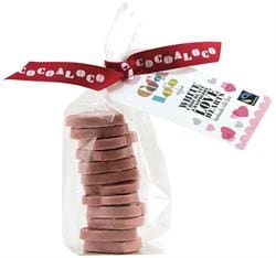 White Chocolate & Raspberry Love Hearts 100g