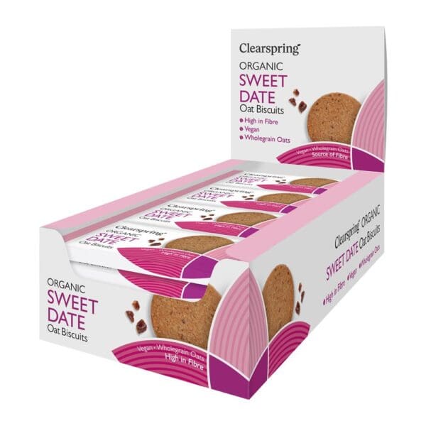 Organic Oat Biscuits - Sweet Date 40g - Image 2