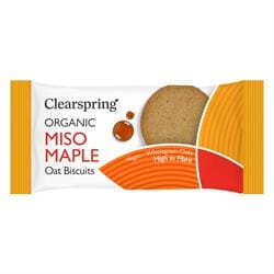 Organic Oat Biscuits - Miso Maple 40g