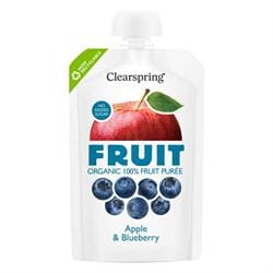 Organic FRUIT 100% Fruit Puree - Apple & Blueberry 100g